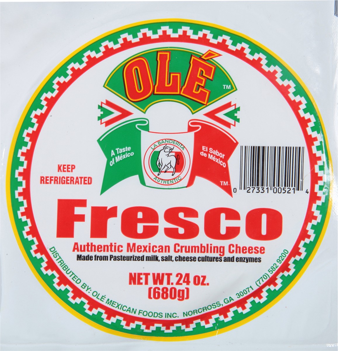 slide 6 of 9, Ole Fresco Authentic Mexican Crumbling Cheese 24 oz, 24 oz