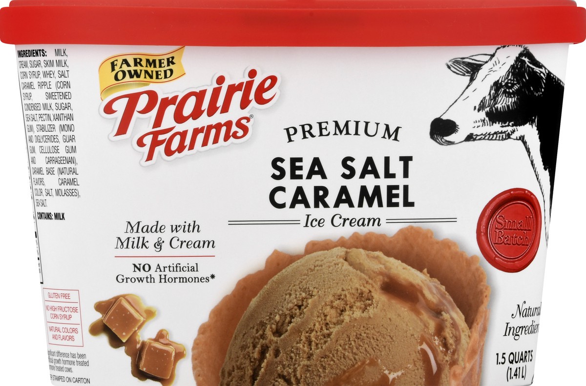 slide 13 of 13, Prairie Farms Premium Sea Salt Caramel Ice Cream 1.5 qt, 1.5 qt