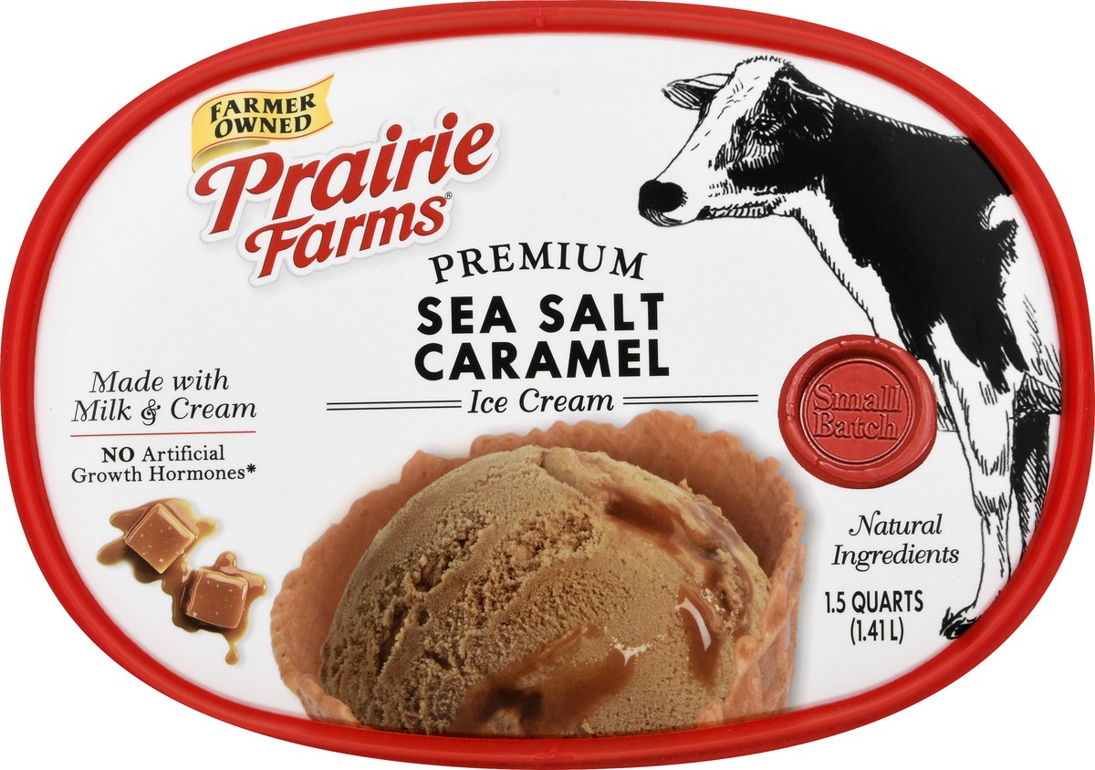 slide 2 of 13, Prairie Farms Premium Sea Salt Caramel Ice Cream 1.5 qt, 1.5 qt