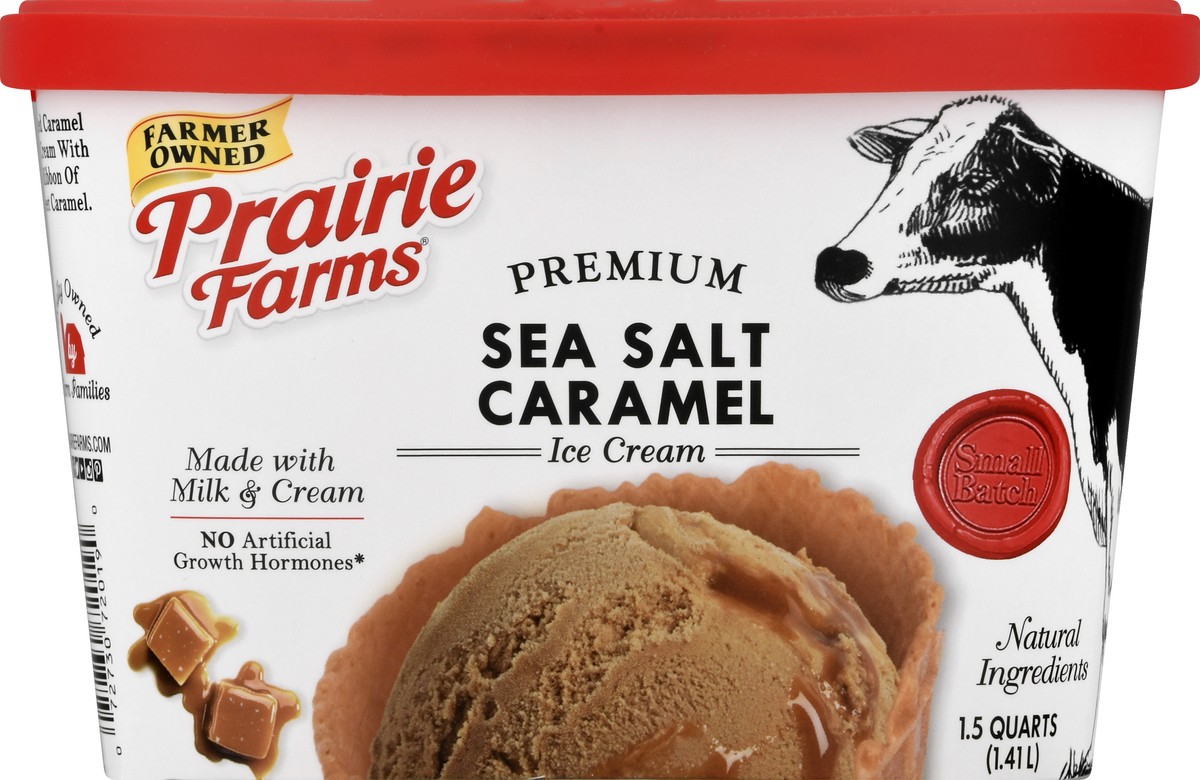 slide 4 of 13, Prairie Farms Premium Sea Salt Caramel Ice Cream 1.5 qt, 1.5 qt