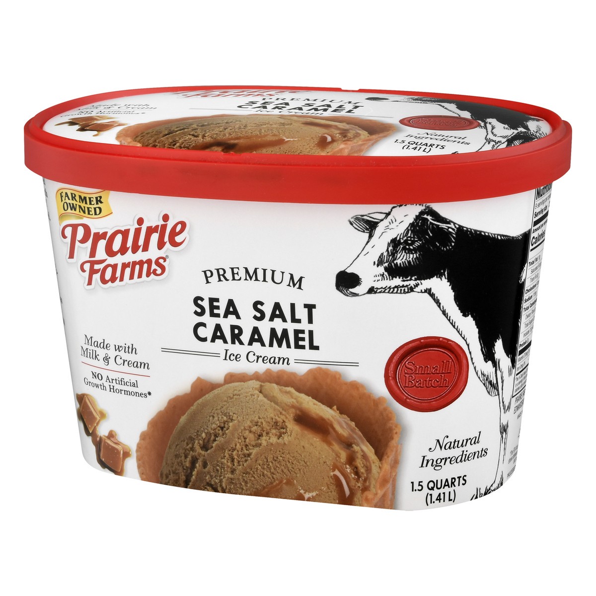 slide 11 of 13, Prairie Farms Premium Sea Salt Caramel Ice Cream 1.5 qt, 1.5 qt