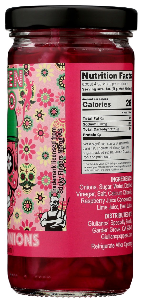 slide 3 of 5, Kehe Broken Taco Lime Pickled Onions, 8 oz