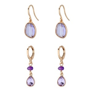 slide 1 of 1, Iam Lilac Earring, 1 ct