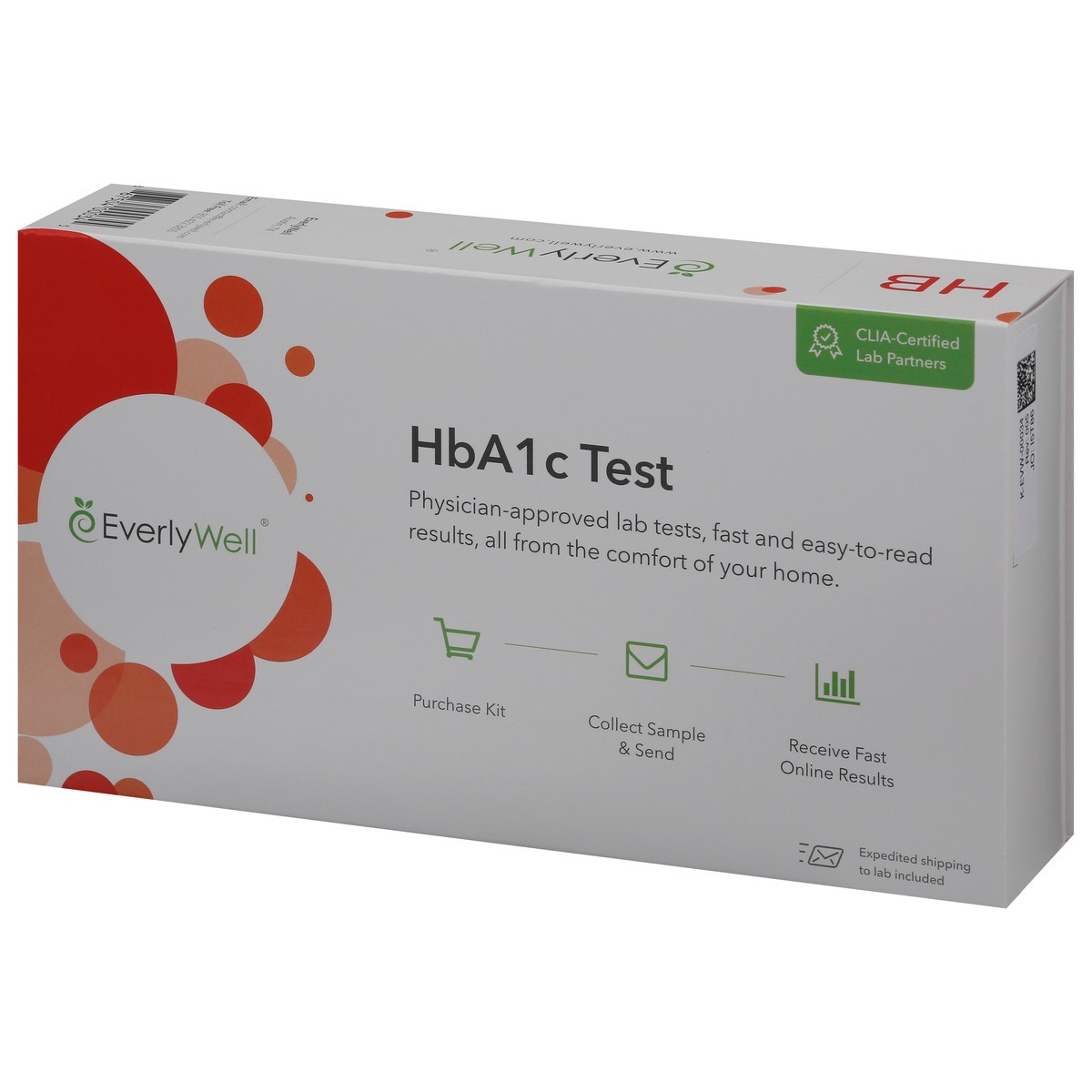 slide 2 of 9, Everywell HbA1c Test 1 ea, 1 ct