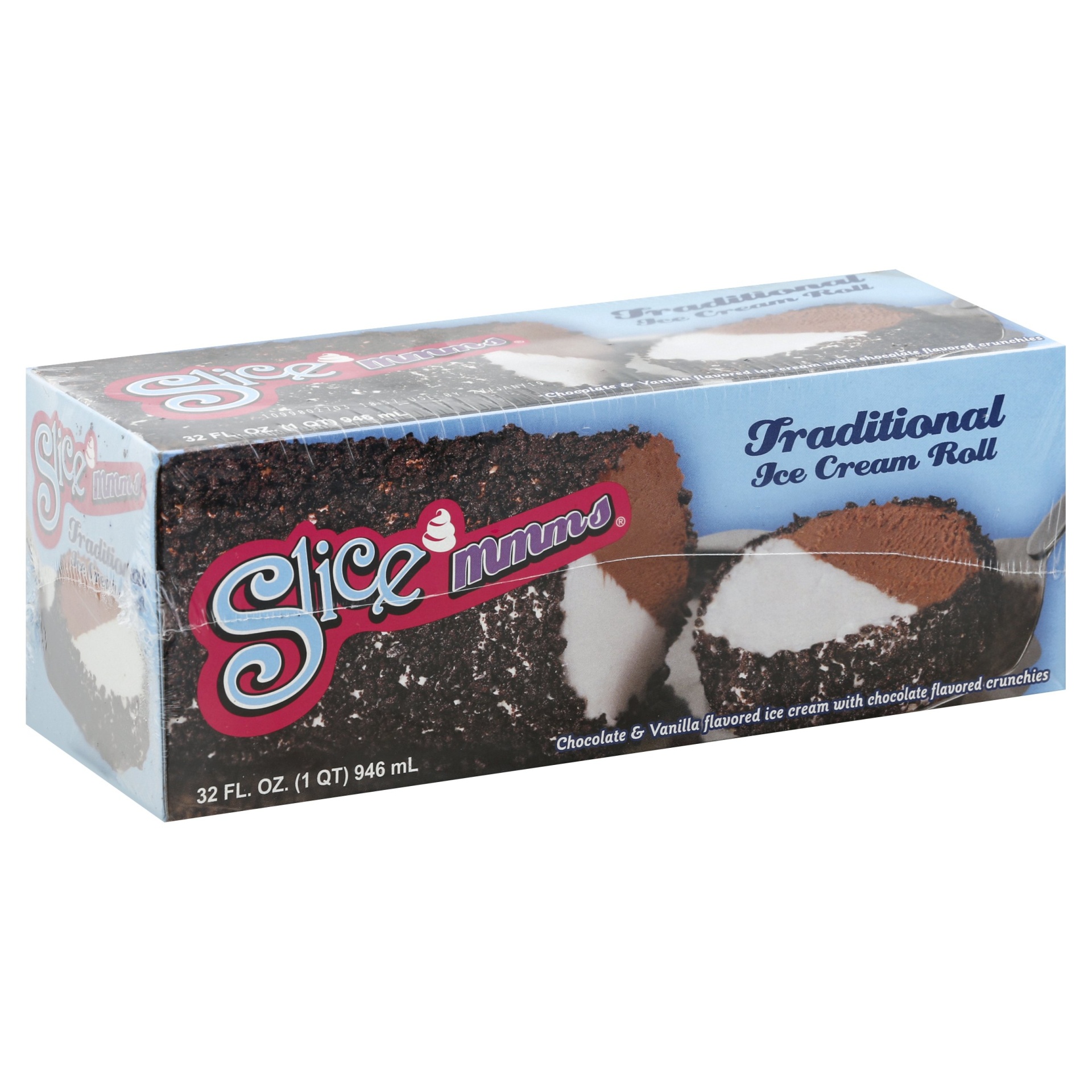 Carvel Slice Mmms Ice Cream Roll, 32 fl oz - Kroger