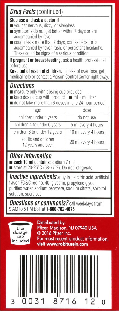 slide 7 of 12, Robitussin Children's Non-Drowsy Grape Flavor Cough & Cold 4 fl oz, 4 fl oz