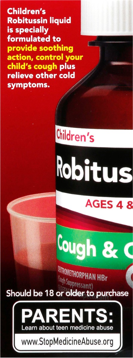 slide 8 of 12, Robitussin Children's Non-Drowsy Grape Flavor Cough & Cold 4 fl oz, 4 fl oz