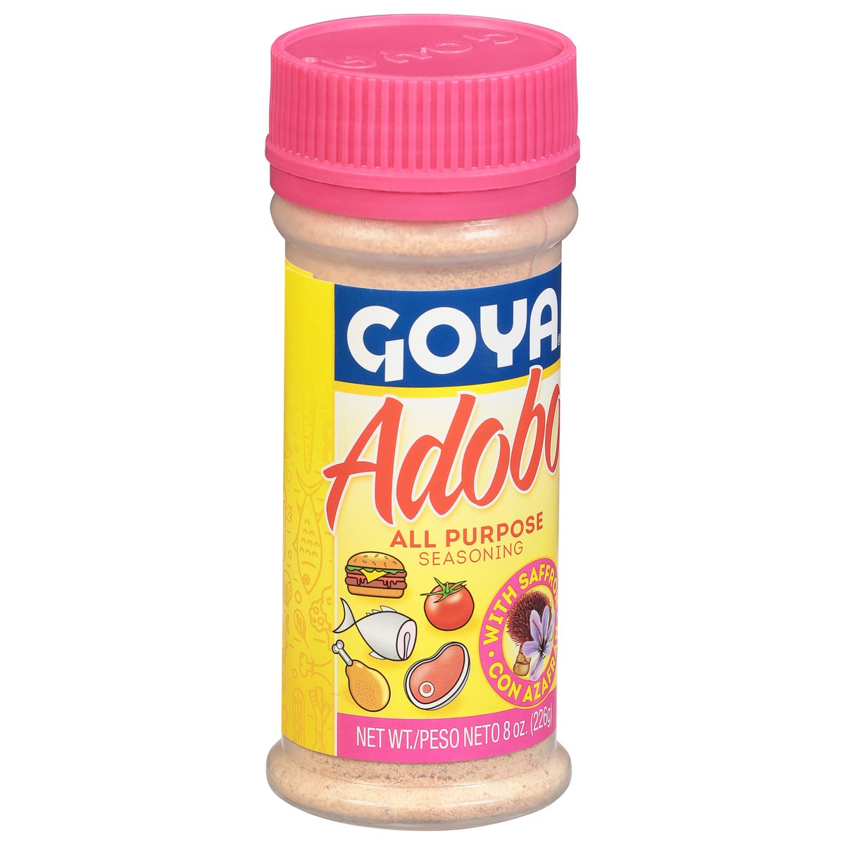 slide 6 of 11, Goya Adobo Adobo All Purpose Seasoning With Saffron 8 oz, 8 oz