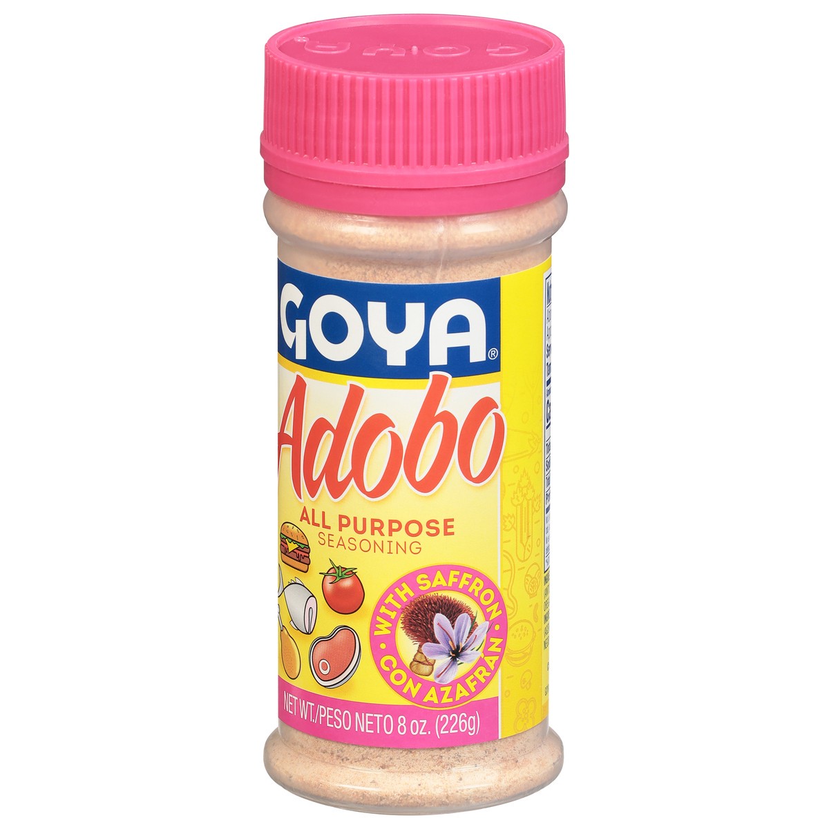 slide 11 of 11, Goya Adobo Adobo All Purpose Seasoning With Saffron 8 oz, 8 oz