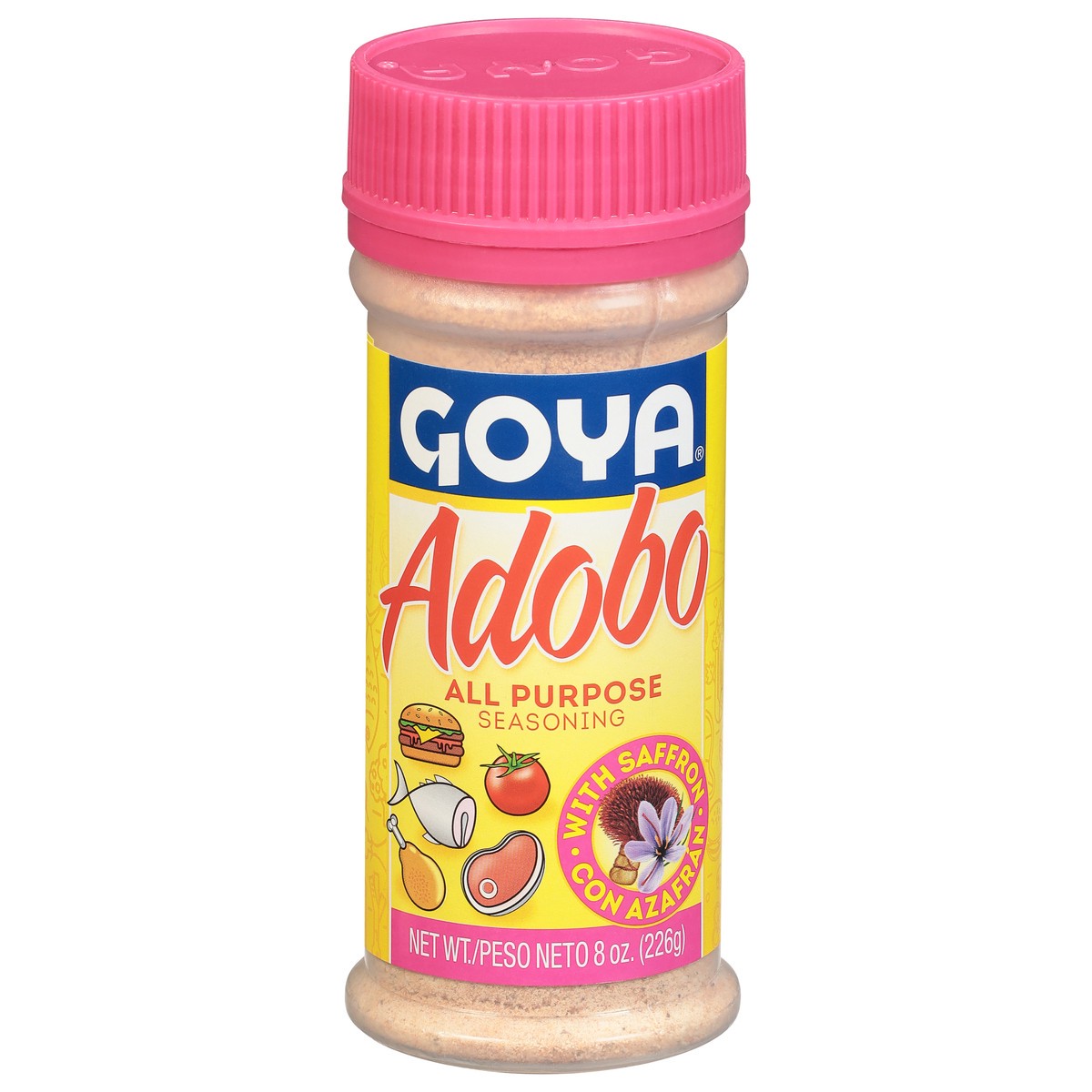 slide 9 of 11, Goya Adobo Adobo All Purpose Seasoning With Saffron 8 oz, 8 oz