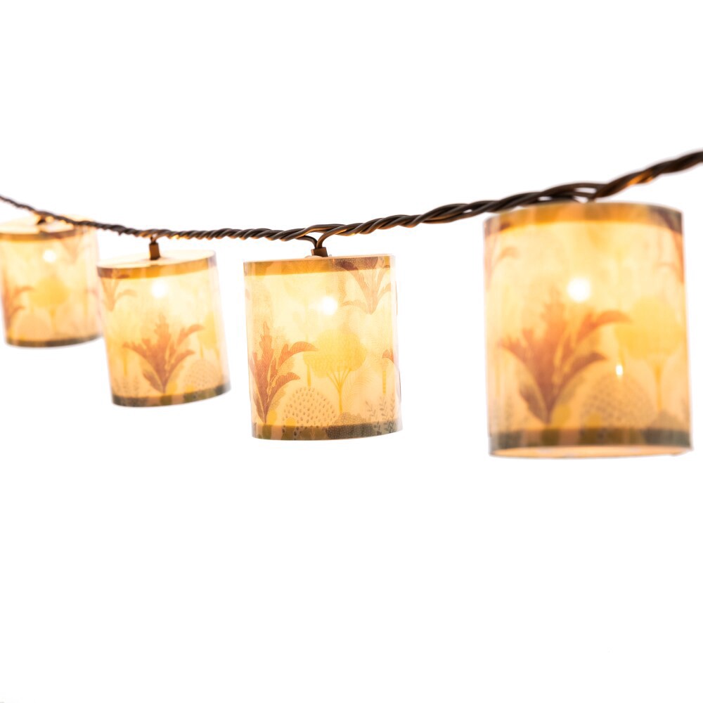 slide 2 of 2, Hd Designs Outdoors Printed Cylinder Light Set - Blue/Green, 1 ct