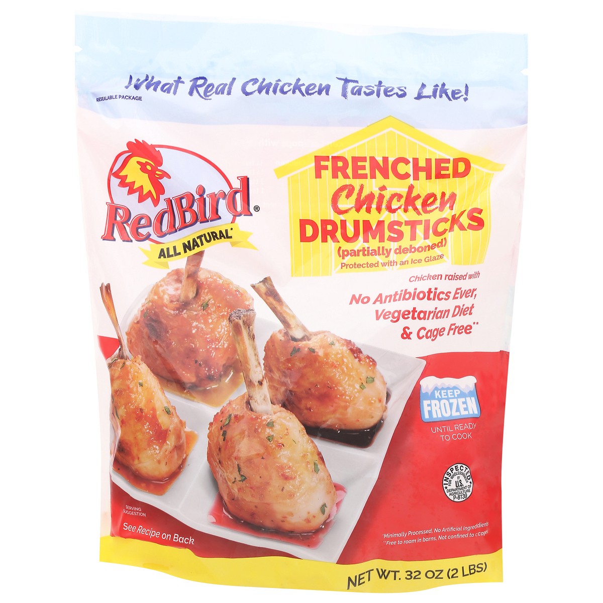 slide 14 of 15, Red Bird Frenched Drumsticks 32 oz, 32 oz