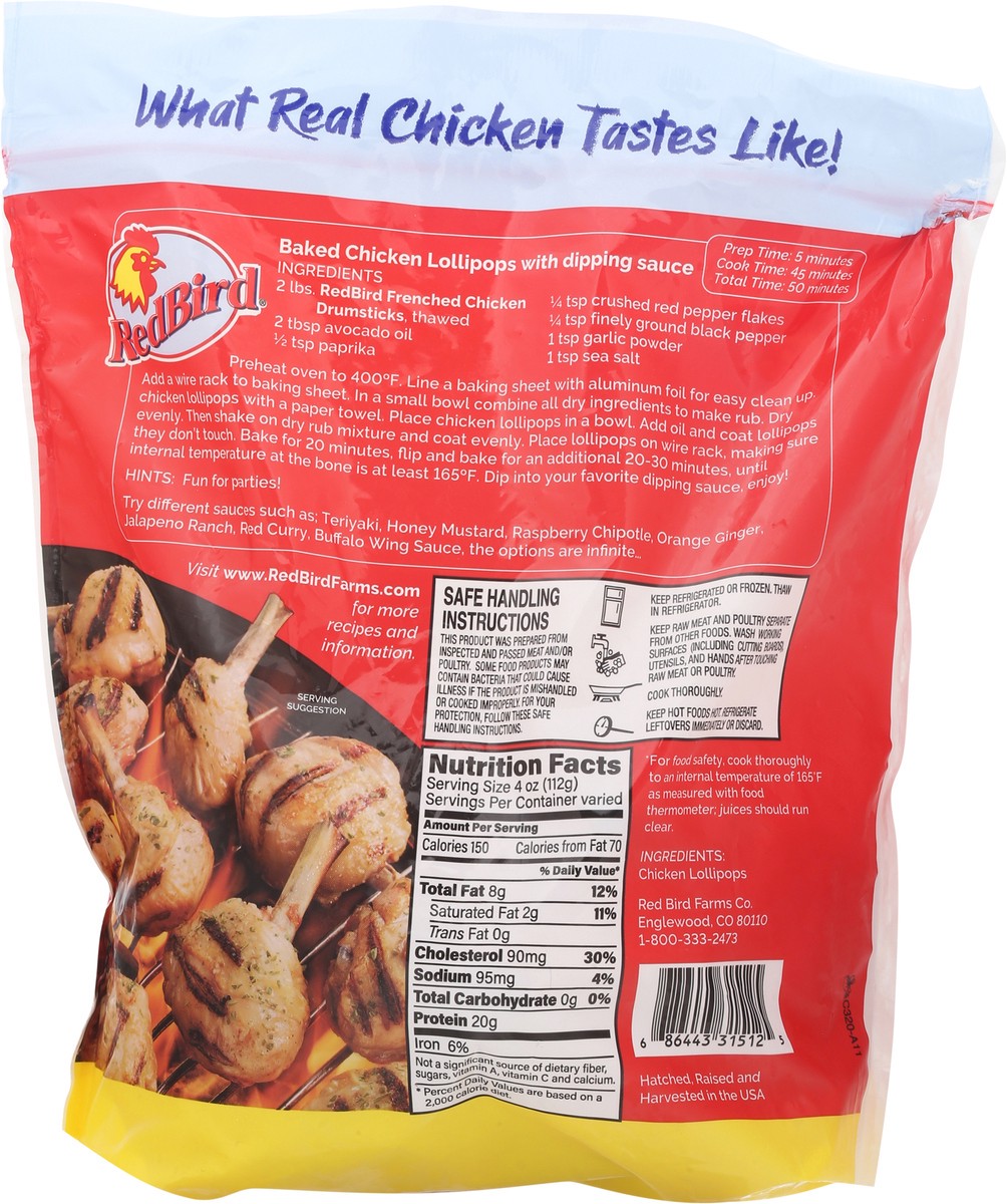 slide 13 of 15, Red Bird Frenched Drumsticks 32 oz, 32 oz