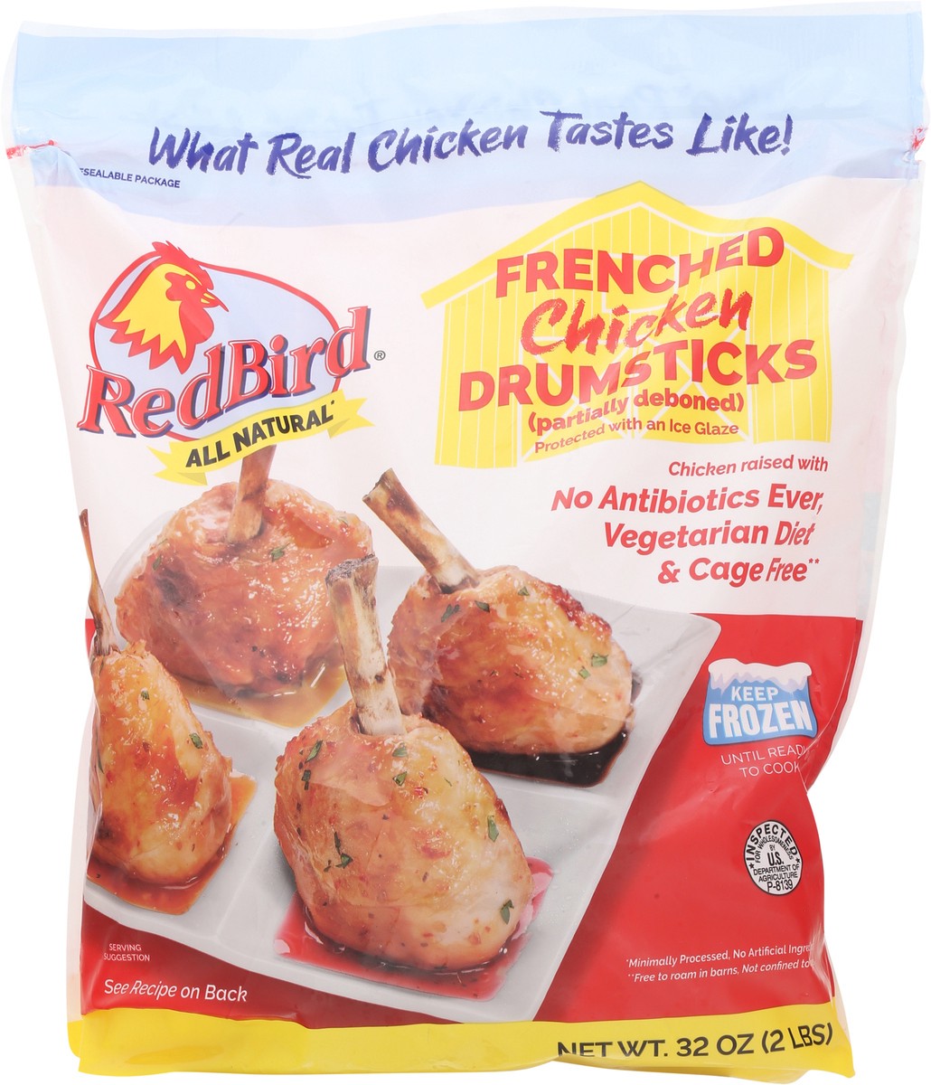 slide 2 of 15, Red Bird Frenched Drumsticks 32 oz, 32 oz