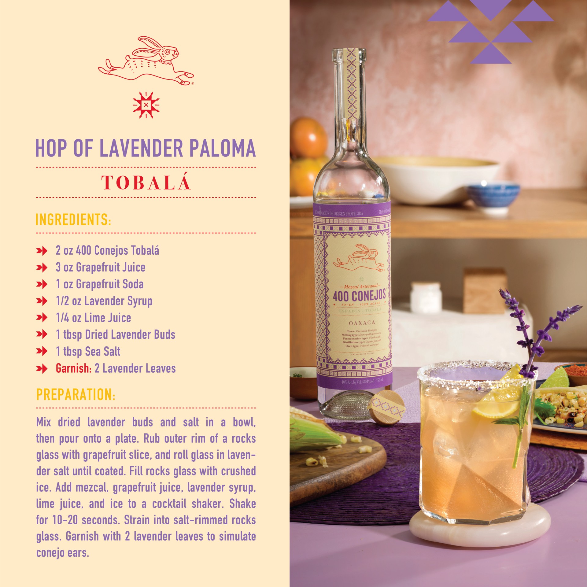 slide 2 of 10, 400 Conejos Tobala Mezcal Joven 80 Proof (750 ml), 750 ml