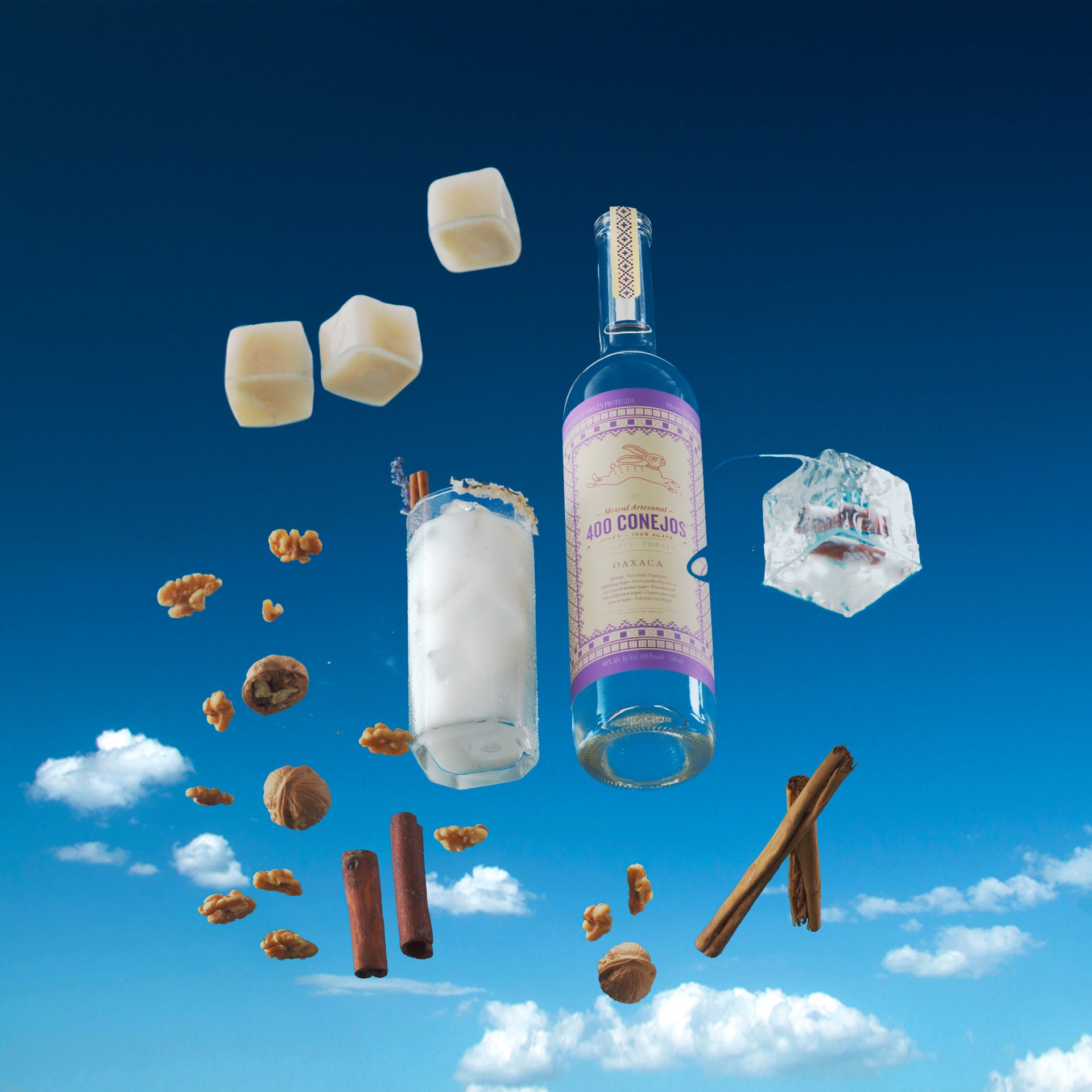 slide 7 of 10, 400 Conejos Tobala Mezcal Joven 80 Proof (750 ml), 750 ml