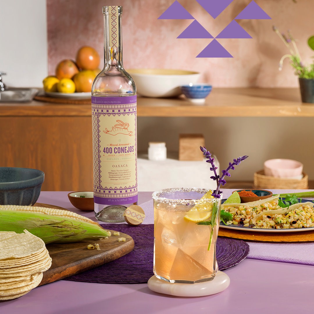 slide 5 of 10, 400 Conejos Tobala Mezcal Joven 80 Proof (750 ml), 750 ml