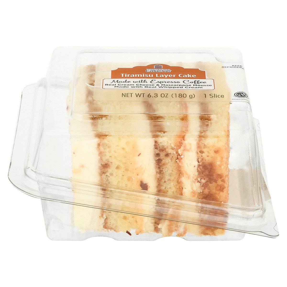 slide 7 of 13, The Original Cakerie Layer Tiramisu Layer Cake 1 Slice, 1 ct