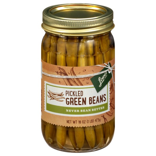 slide 1 of 1, Lowes Foods Pickled Green Beans, 16 oz