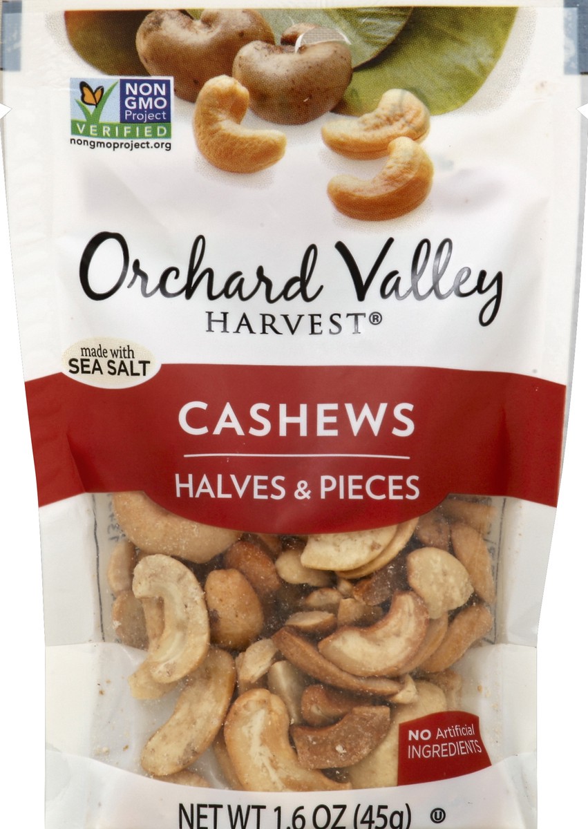 slide 2 of 2, Orchard Valley Cashews 1.6 oz, 1.6 oz