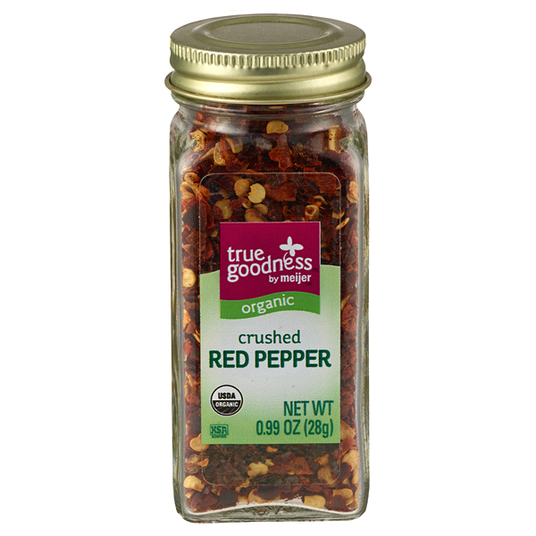 slide 1 of 1, True Goodness Organic Crushed Red Pepper, 0.99 oz