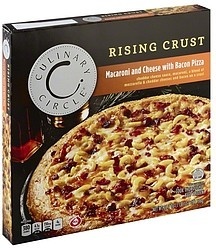 slide 1 of 6, Culinary Circle Bacon Macaroni and Cheese Pizza, 26.7 oz
