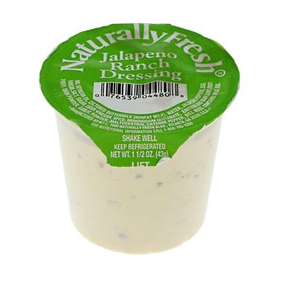 slide 1 of 1, Naturally Fresh Jalapeno Ranch Dressing, 1.5 oz