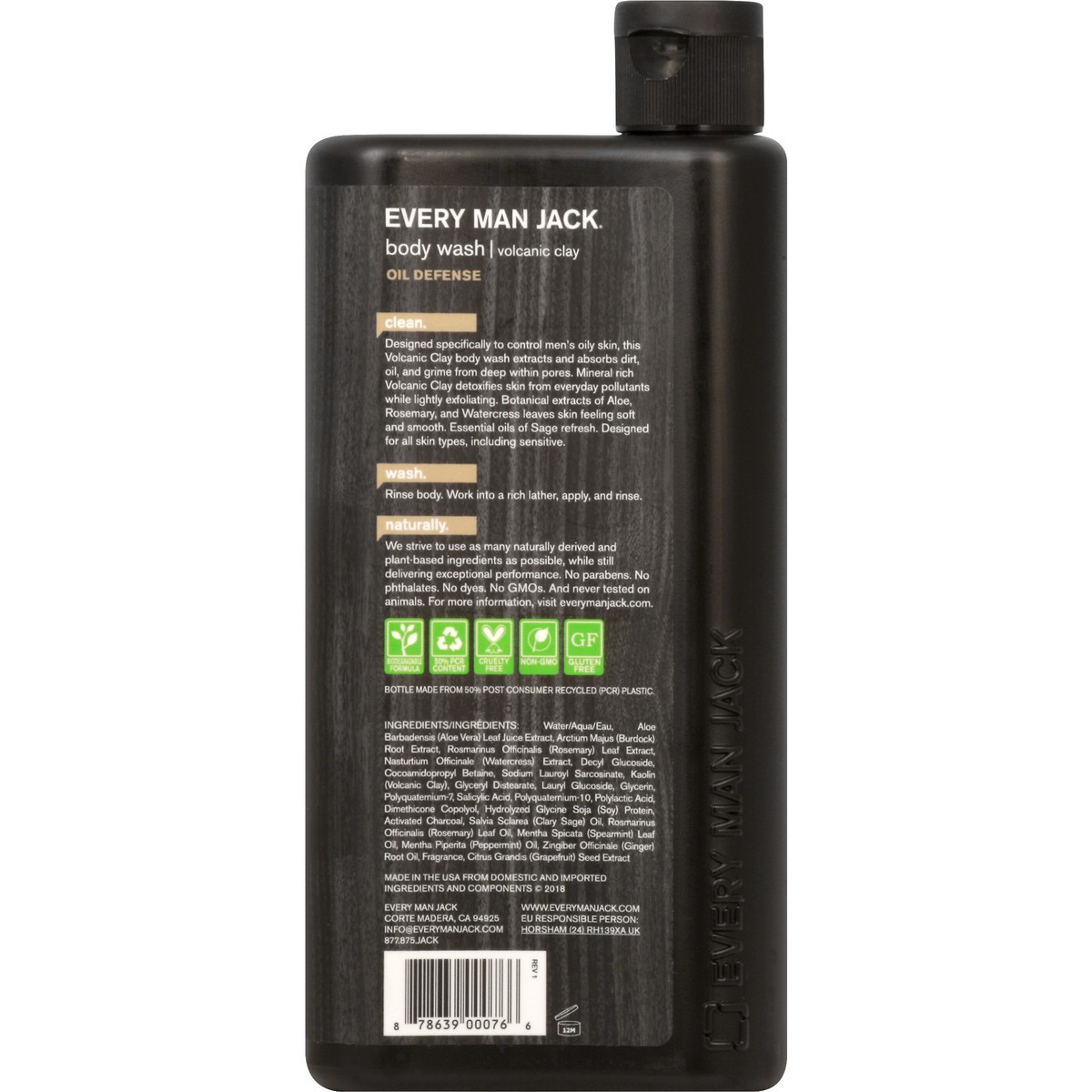 slide 5 of 11, Every Man Jack Body Wash 16.9 oz, 16.9 fl oz