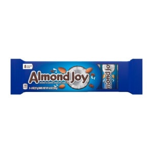 slide 1 of 1, Almond Joy Snack Size Candy Bars, 8 Ct, 5.44 oz