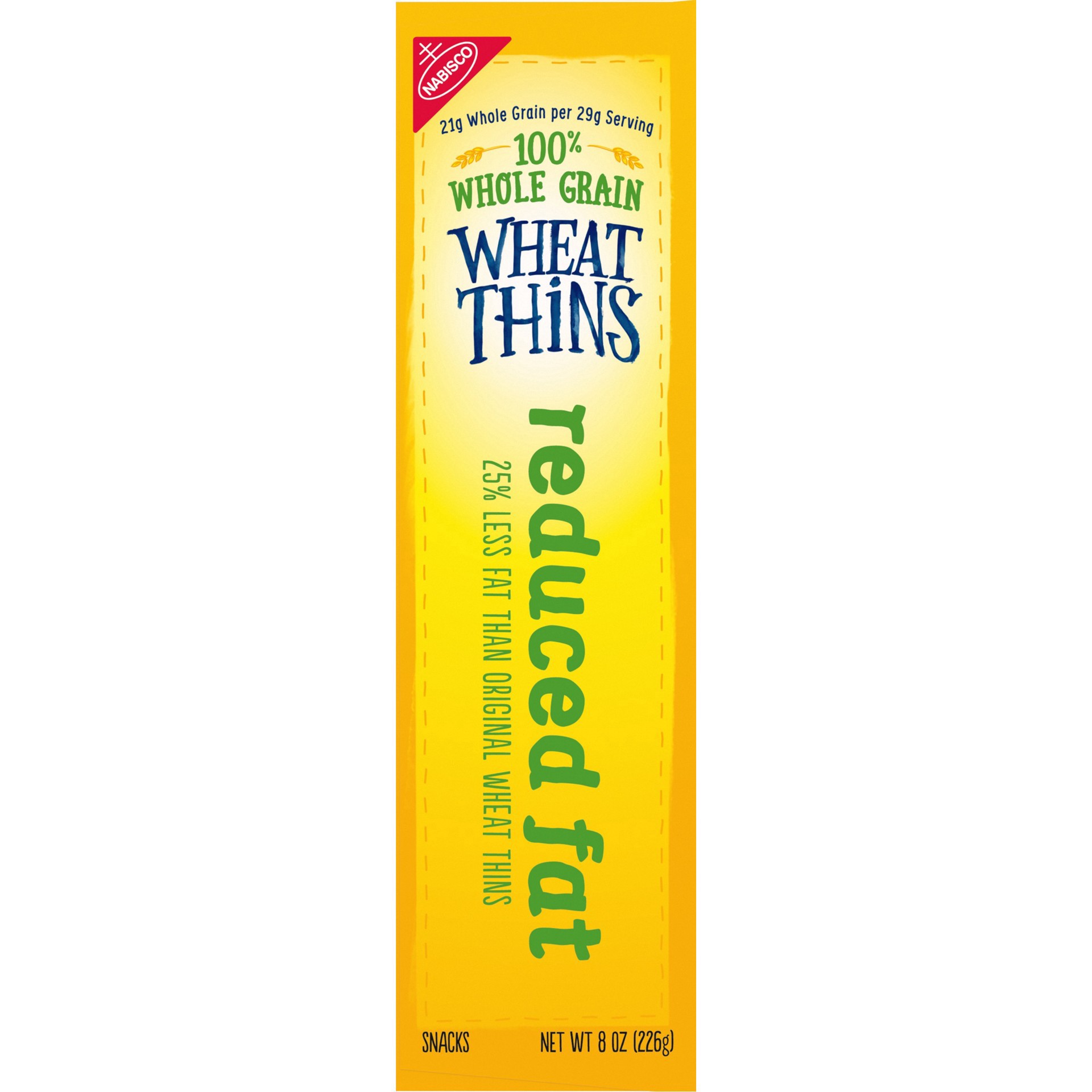 slide 7 of 28, Wheat Thins Reduced Fat Whole Grain Wheat Crackers, 8.5 oz, 0.63 lb