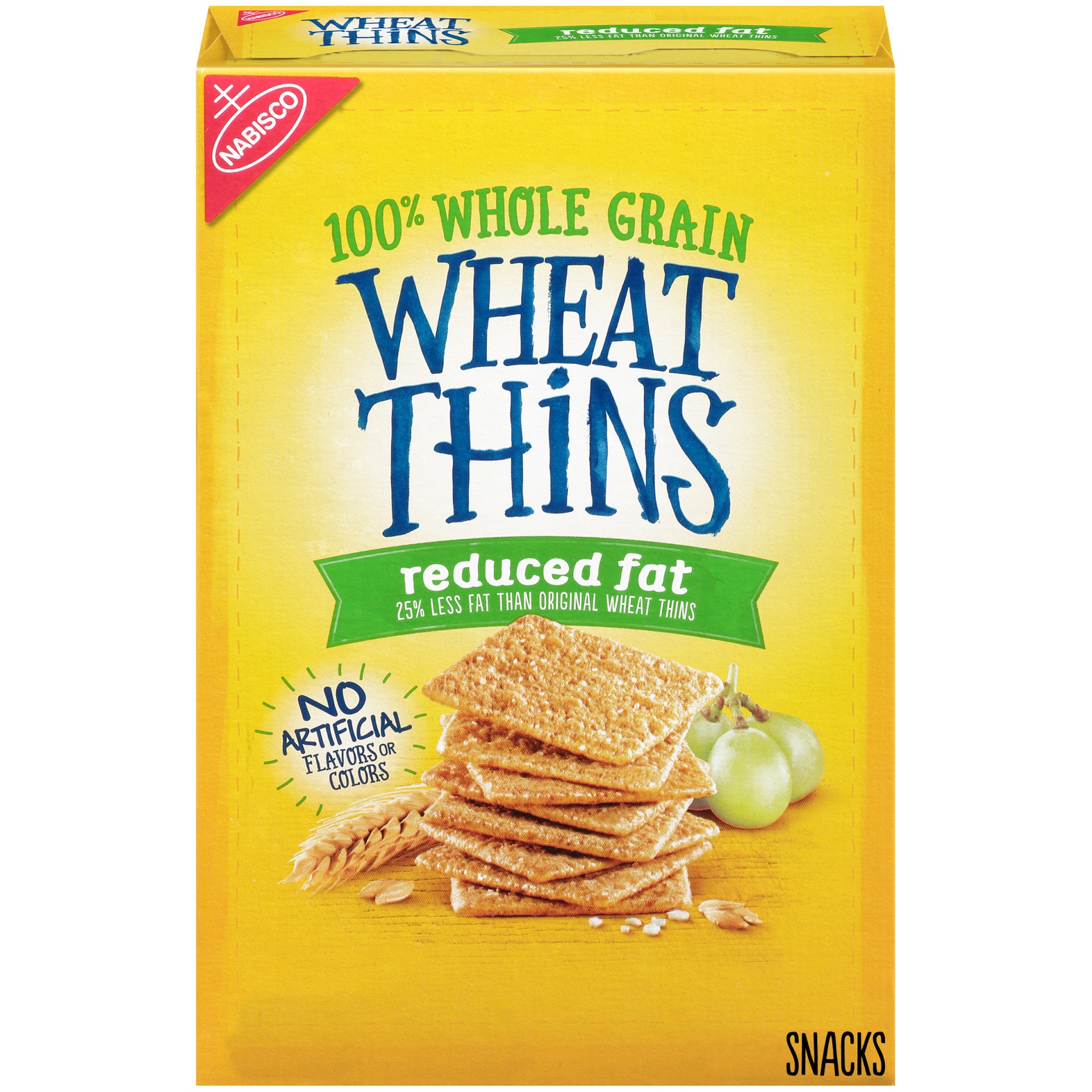 slide 1 of 2, Wheat Thins Reduced Fat Snack Crackers, 8.5 oz
