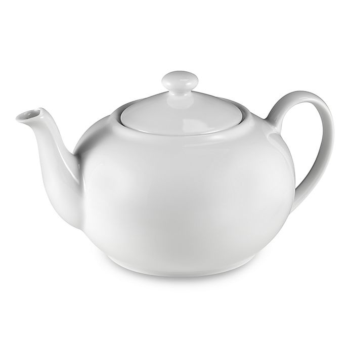 slide 1 of 1, Everyday White by Fitz and Floyd Teapot, 1 ct