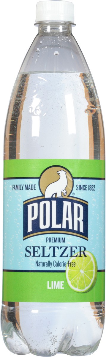 slide 1 of 1, Polar Premium Lime Seltzer - 33.8 fl oz, 33.8 fl oz