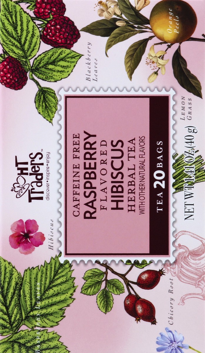 slide 2 of 4, Harris Teeter Raspbry Hibiscus Herbl Tea, 20 ct