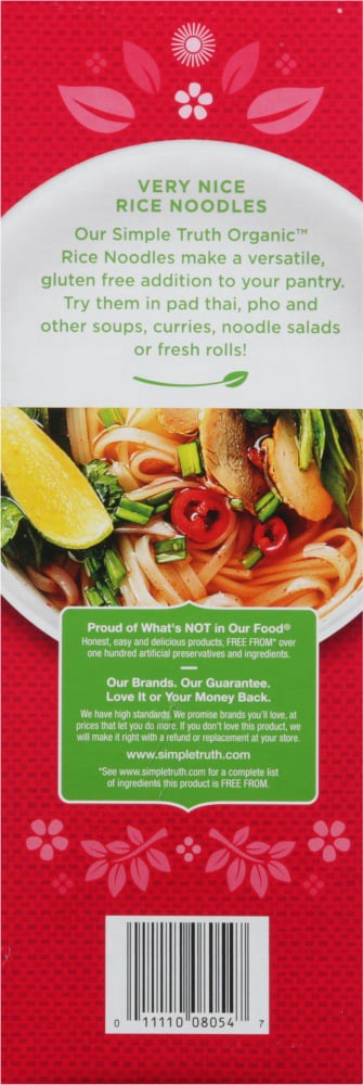 slide 3 of 4, Simple Truth Organic Pad Thai White Rice Noodles, 8.8 oz