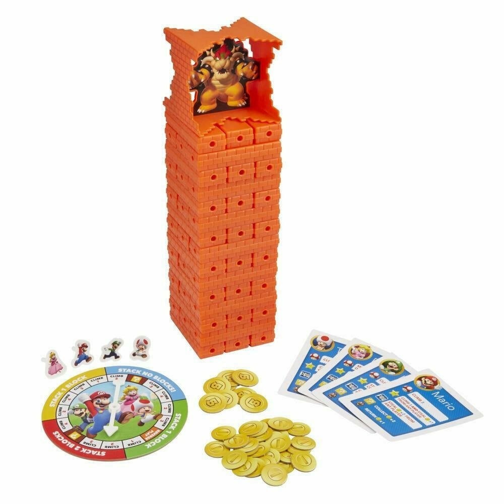 slide 1 of 1, Hasbro Hsbe9487 Super Mario Jenga Edition Block Stacking Game, 1 ct