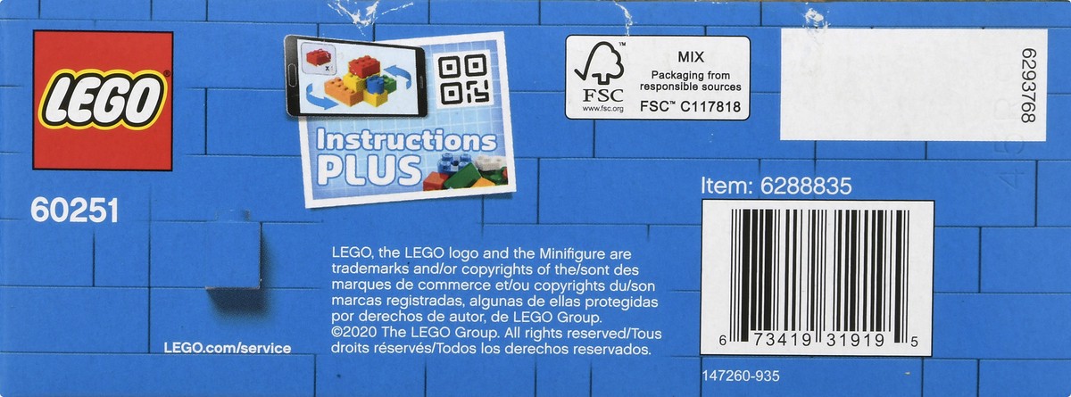 slide 4 of 9, LEGO City 55 Pieces Building Toy Monster Truck 55 ea, 1 ct