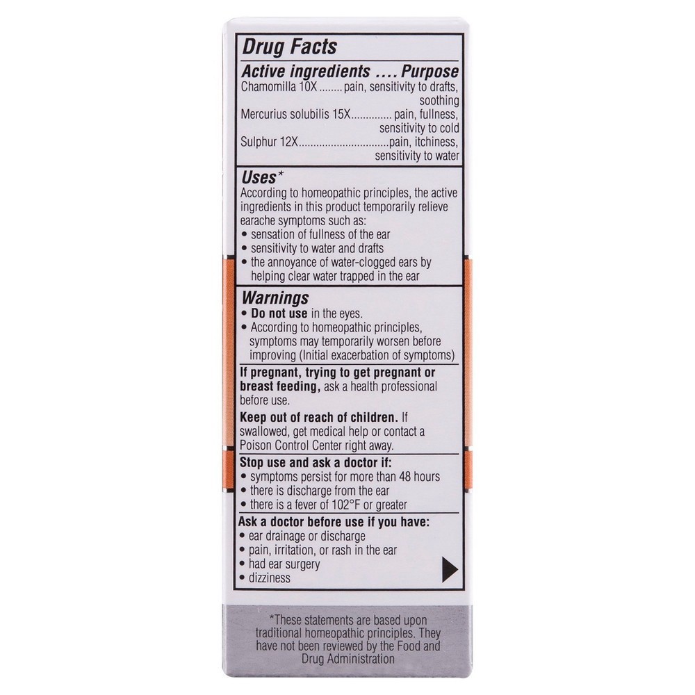 slide 4 of 10, Similasan Earache Relief, 0.33 fl oz