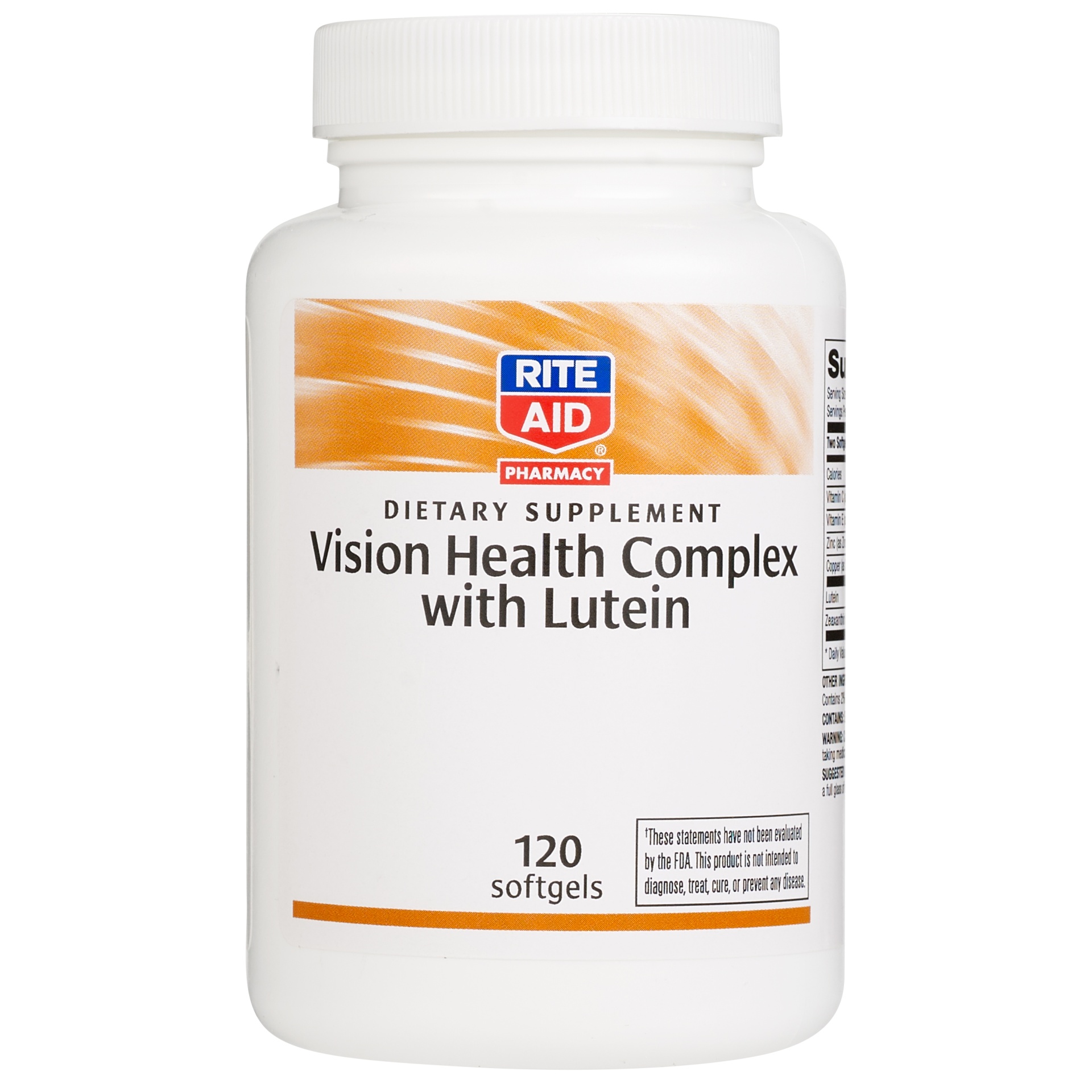 slide 2 of 4, Rite Aid Vision Health Complex with Lutein Softgels, 120 ct