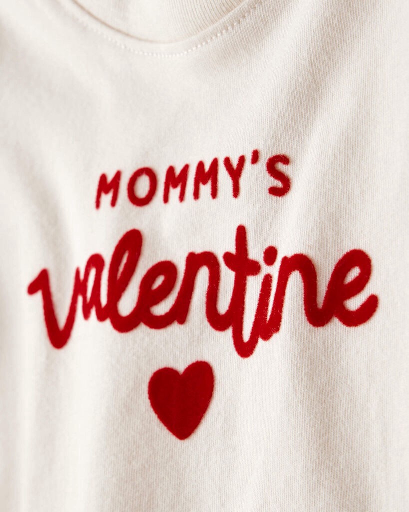 slide 2 of 3, Carter's Baby Boy Mommy's Valentine Long-Sleeve Graphic Bodysuit - Cream Cream 12M, 1 ct