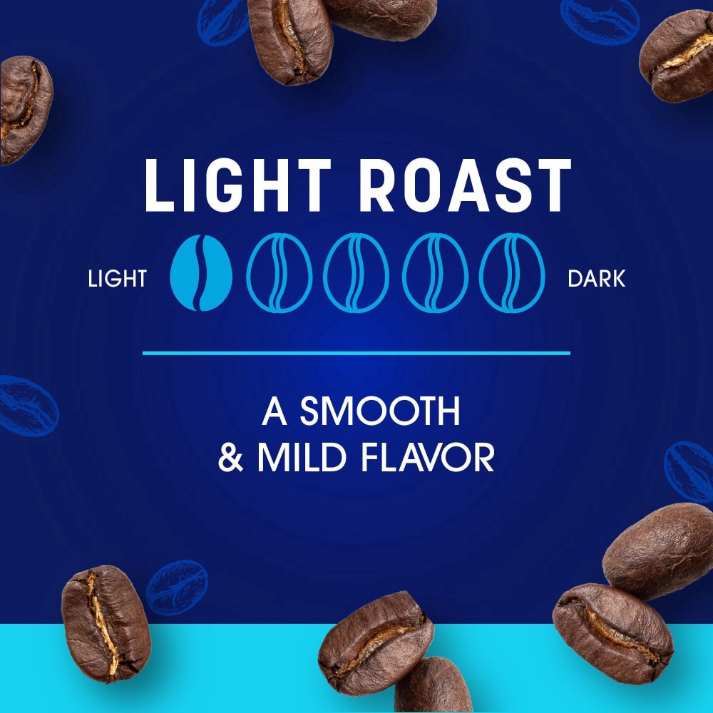 slide 5 of 5, Kroger® Half Caffˆ Light Roast Ground Coffee, 24 oz