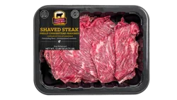 FRESH FROM MEIJER FFM CAB Philly Cheese Seasoned Shaved Steak, 12 oz.