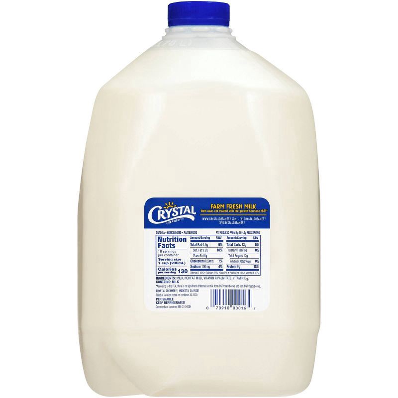 slide 2 of 3, Crystal Milk Reduced Fat 2%, 