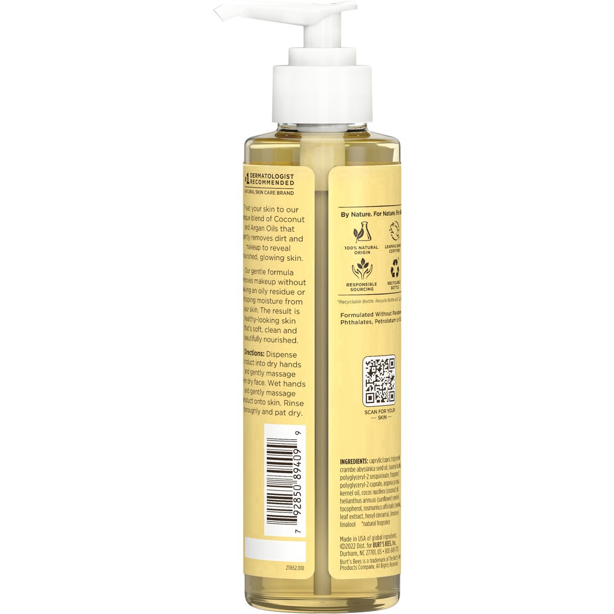 slide 98 of 99, Burt's Bees Facial Cleansing Oil, 6 fl oz