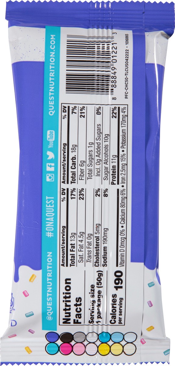 slide 3 of 13, Quest Cookies, 1.76 oz