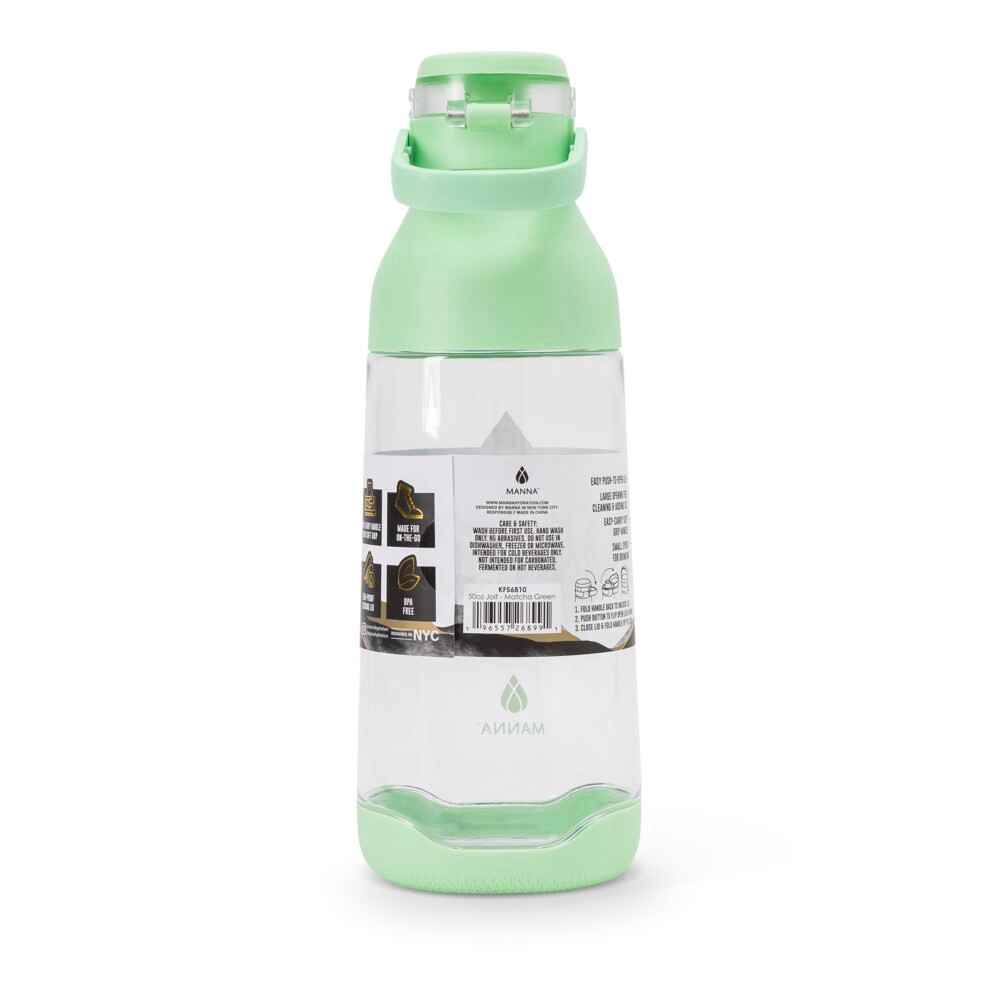 slide 2 of 4, Manna™ Jolt™ Shatter-Proof Tritan™ Bottle - Green, 50 oz