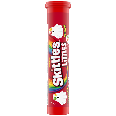 slide 1 of 1, SKITTLES Original Littles Chewy Halloween Candy, 1.9 oz Mega Tube, 1.9 oz