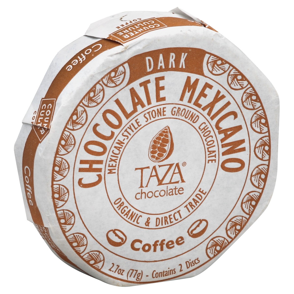 slide 3 of 3, Taza Organic Coffee Bars, 2.7 oz