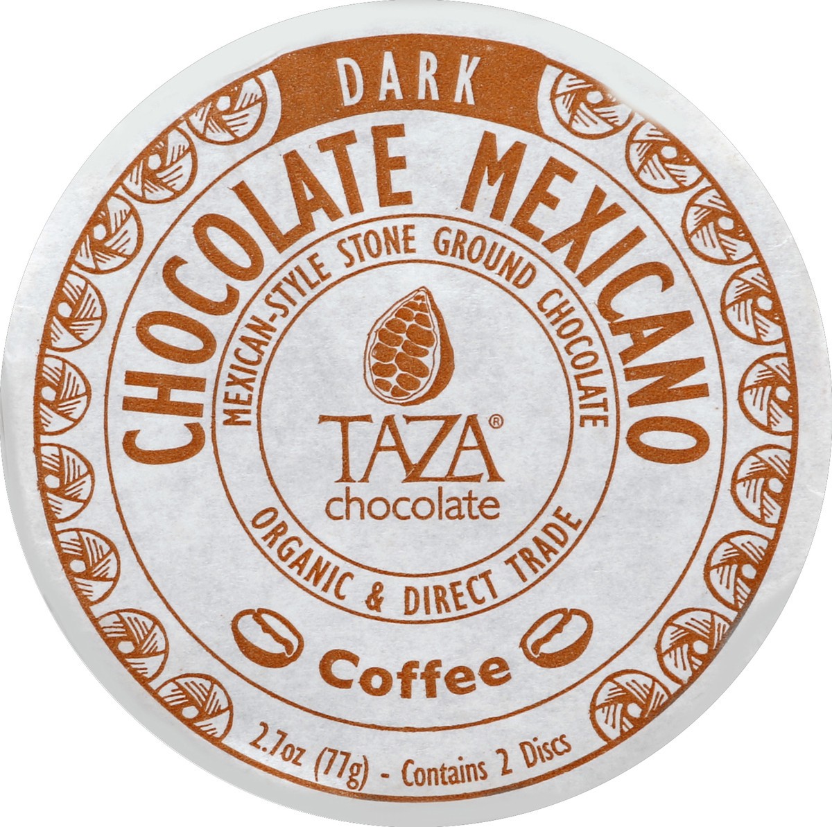 slide 1 of 3, Taza Organic Coffee Bars, 2.7 oz