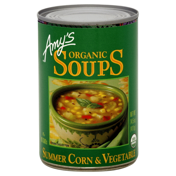 slide 1 of 2, Amy's Soups Summer Of Corn, 14.5 fl oz